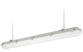 4' LED Vapor Tight Light, 3,600 Lumens, 31W, 4000K CCT, White Finish