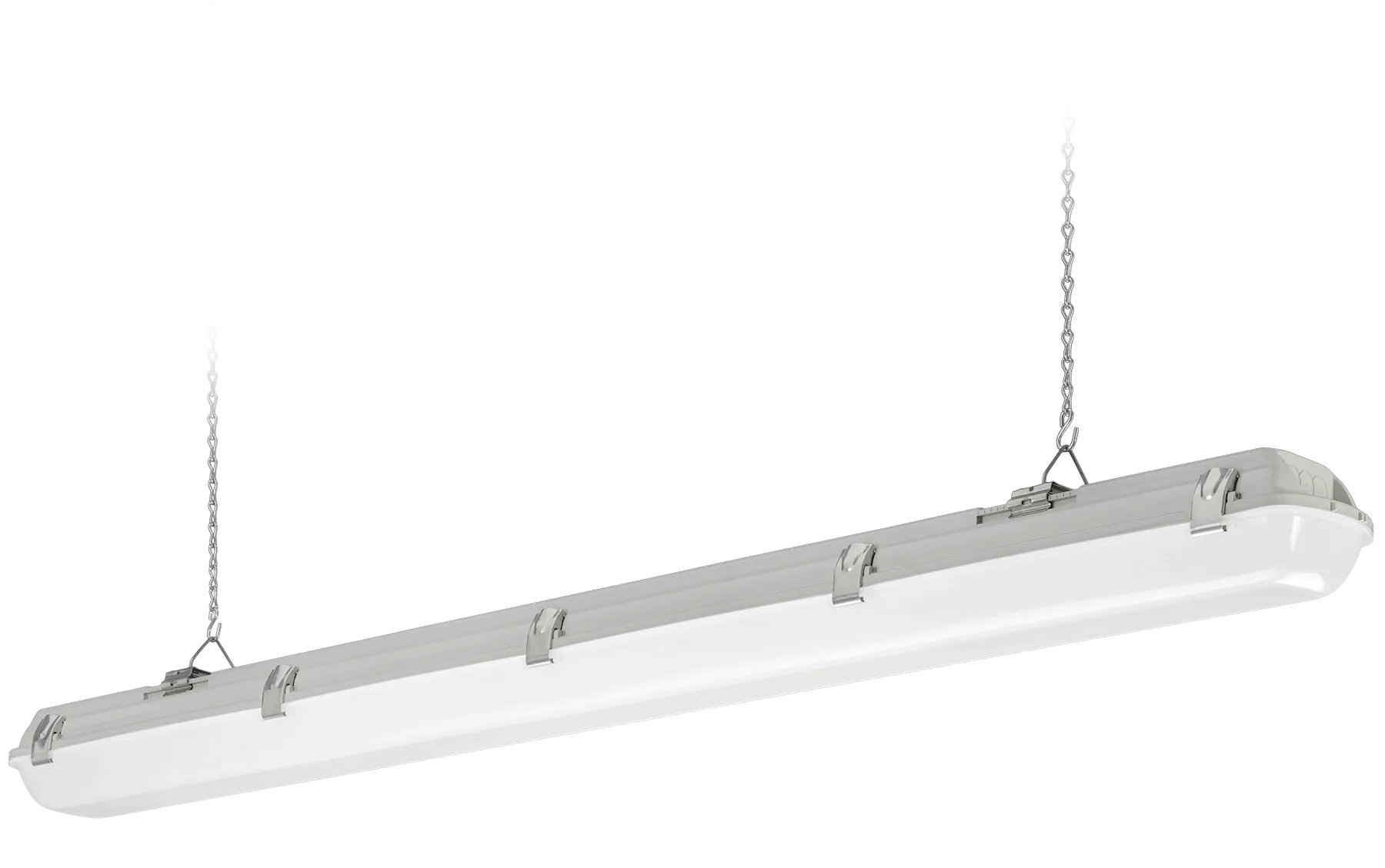 4' LED Vapor Tight Light, 3,600 Lumens, 31W, 4000K CCT, White Finish