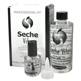 83050 - Seche Vite - Top Coat 0.5Oz & Refill 4Oz
