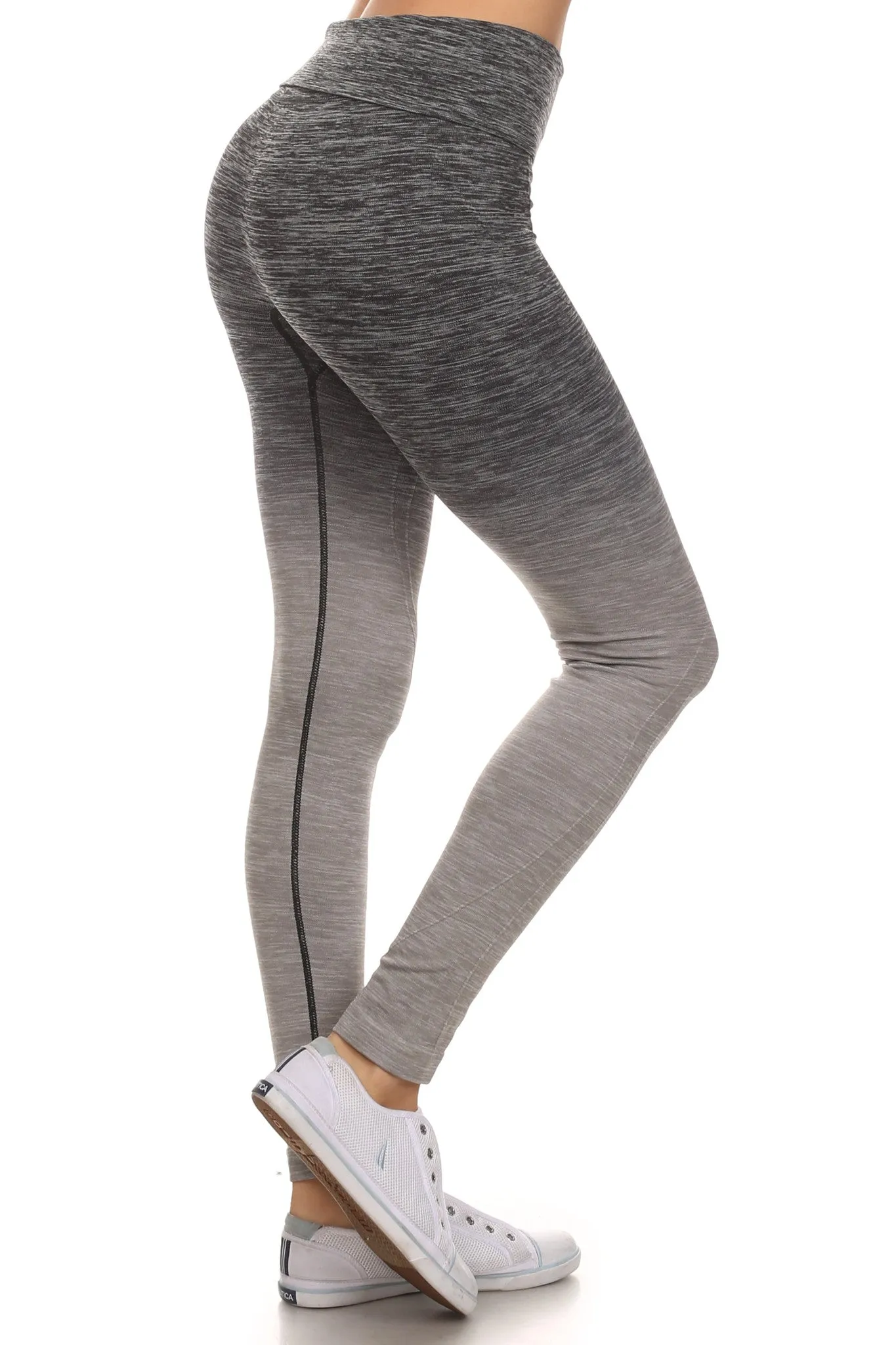 Athletic Space Dye Ombre Leggings