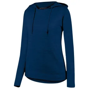 Augusta Sportswear Women's Navy Shadow Tonal Heather Hoodie