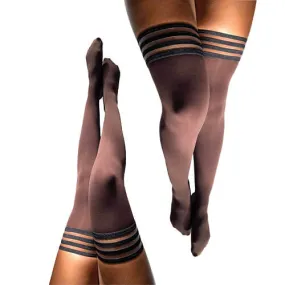 Autumn Opaque Chocolate Thigh-High