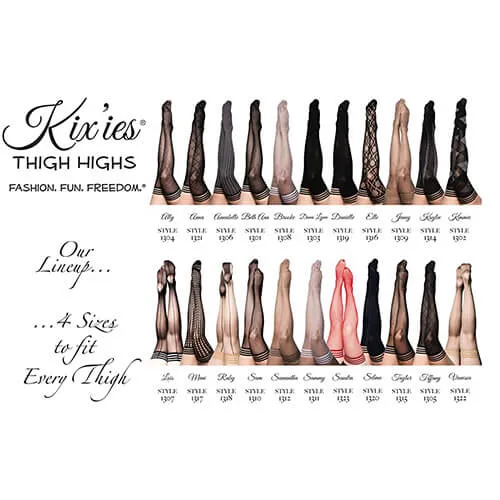 Autumn Opaque Chocolate Thigh-High