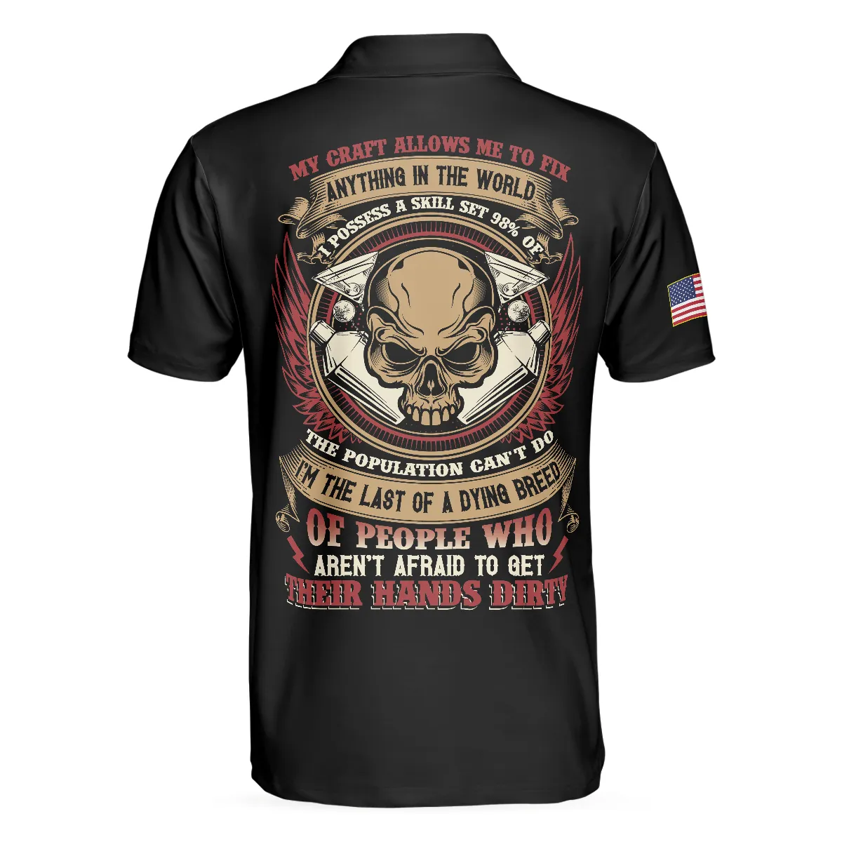 Bartender My Craft Allows Me To Fix Anything Polo Shirt, Ripped American Flag Polo Shirt, Best Bartender Shirt For Men