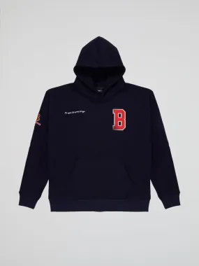 Bhype Society - Bhype Marine Blue Hoodie Varsity Collection