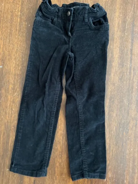 Black corduroy pants 4T, Kids 4/4T