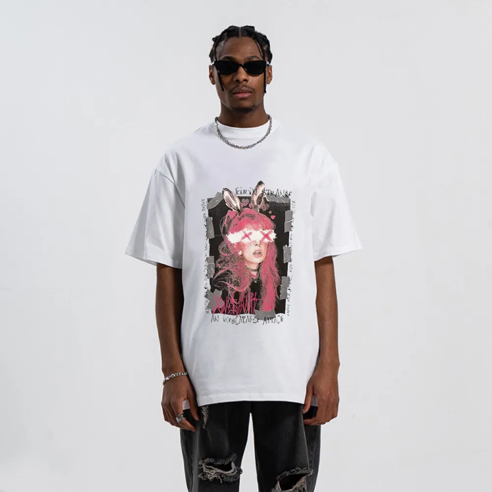 “Blindfolded Bunny Girl” T-shirt