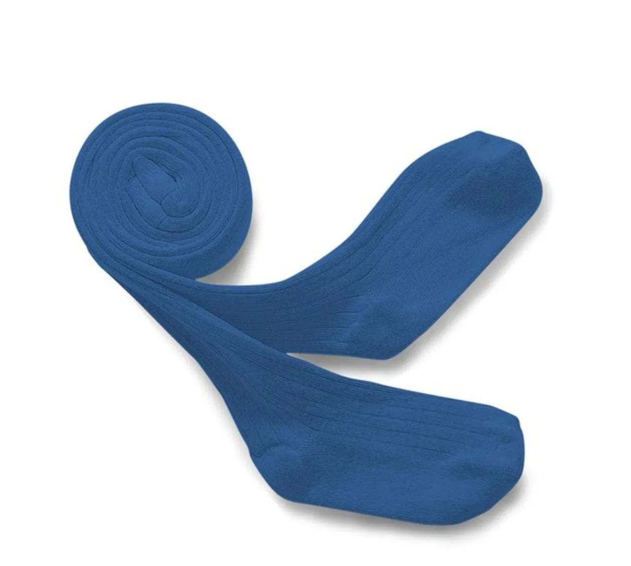 Blue Saphir- Louise Ribbed Collegien Tights