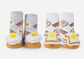 Breakfast Rattle Socks