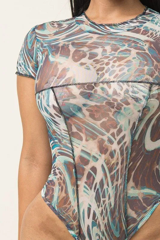 BRI Sage mesh bodysuit