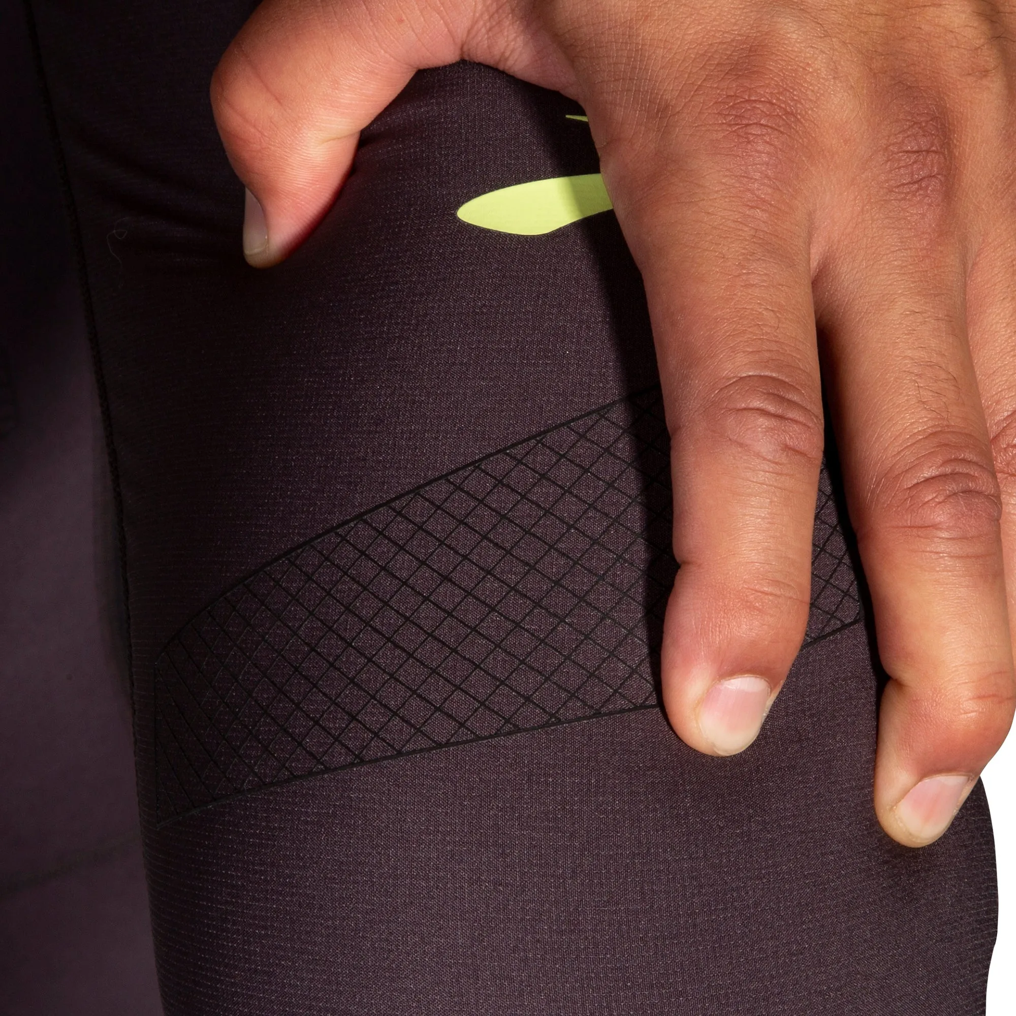 Brooks High Point Mens Long Running Tights - Grey