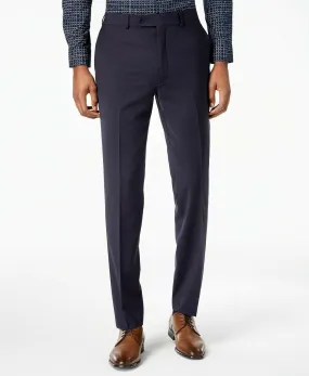 Calvin Klein Mens Skinny fit Dress Pants 36 / 32 Blue Solid Stretch