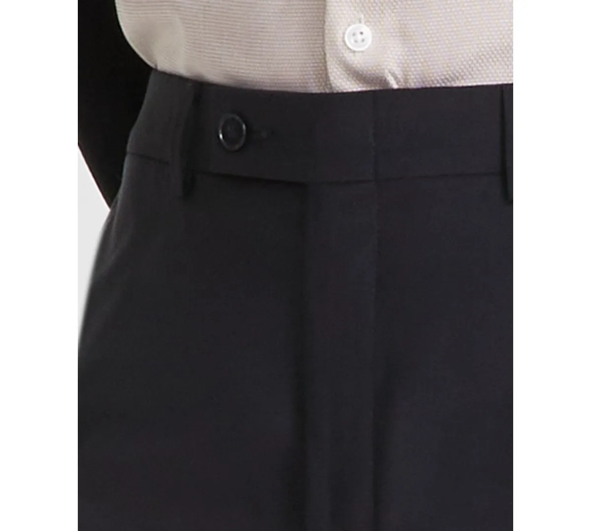 Calvin Klein Mens Slim fit Dress Pants 30 / 30 Black Solid Stretch