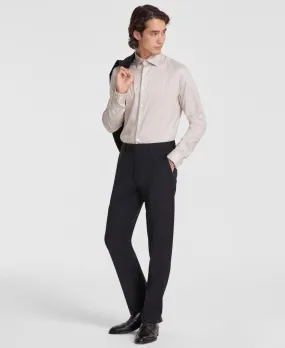 Calvin Klein Mens Slim fit Dress Pants 30 / 30 Black Solid Stretch