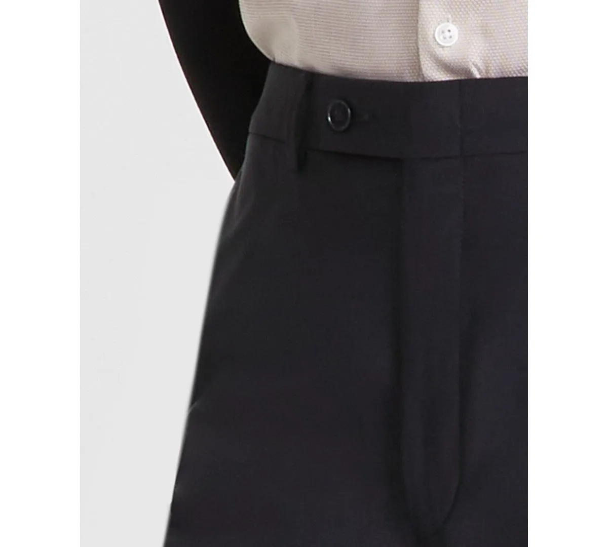 Calvin Klein Mens Slim fit Dress Pants 30 / 30 Black Solid Stretch