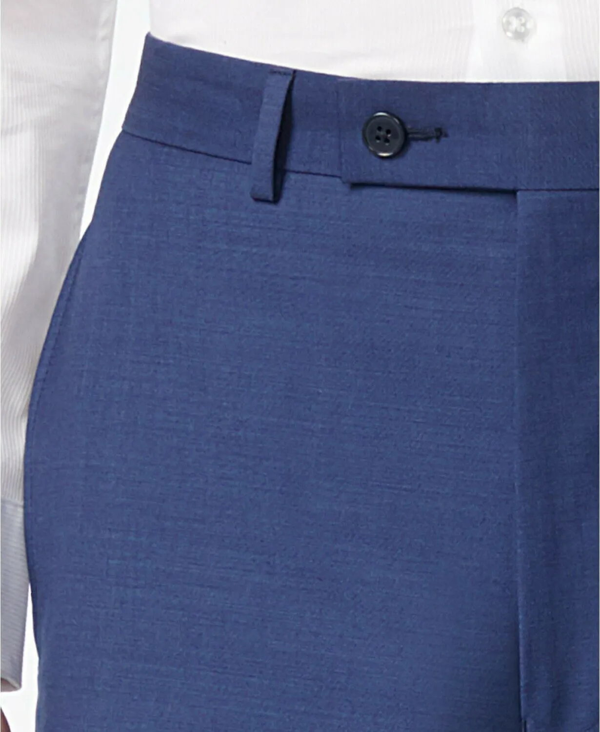 Calvin Klein Mens Slim fit Dress Pants 34 / 30 Blue Solid