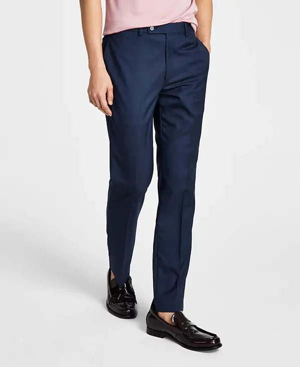Calvin Klein Men's Slim-Fit Performance Dress Pants  Color Navy W33xL30