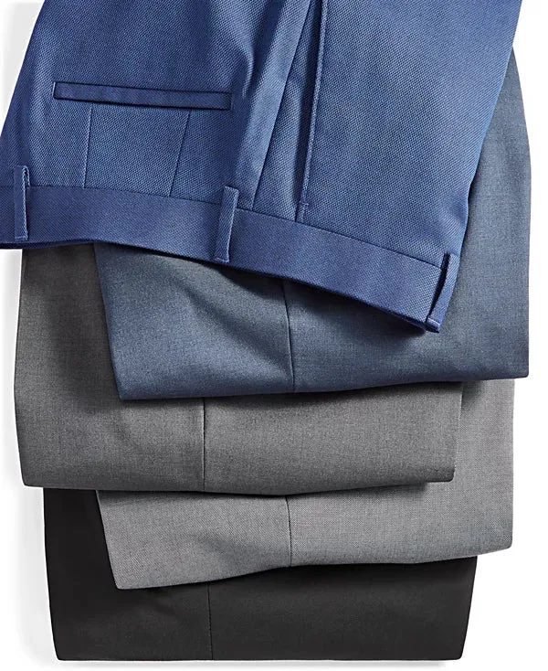 Calvin Klein Men's Slim-Fit Performance Dress Pants  Color Navy W33xL30