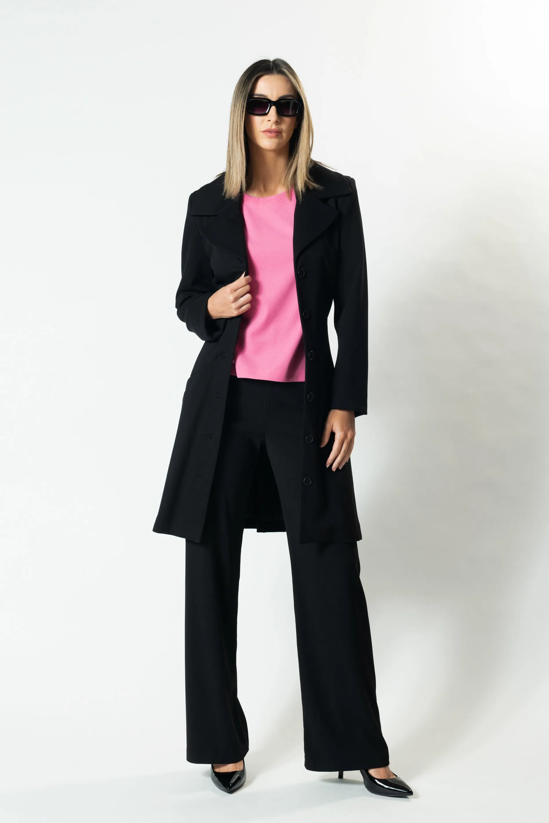 CAMBRIDGE Tie Up Short Trench Coat