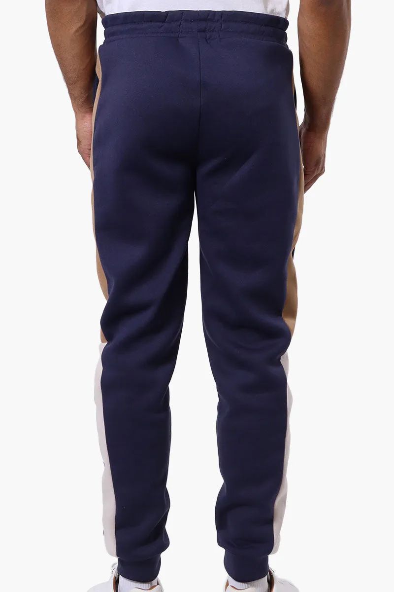 Canada Weather Gear Side Stripe Colour Block Joggers - Navy