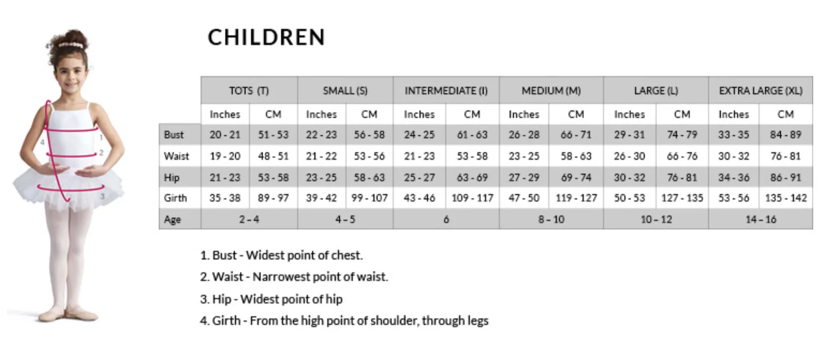 Capezio - Long Sleeve Leotard - Child/Adult (TB134C/TB135) - Black