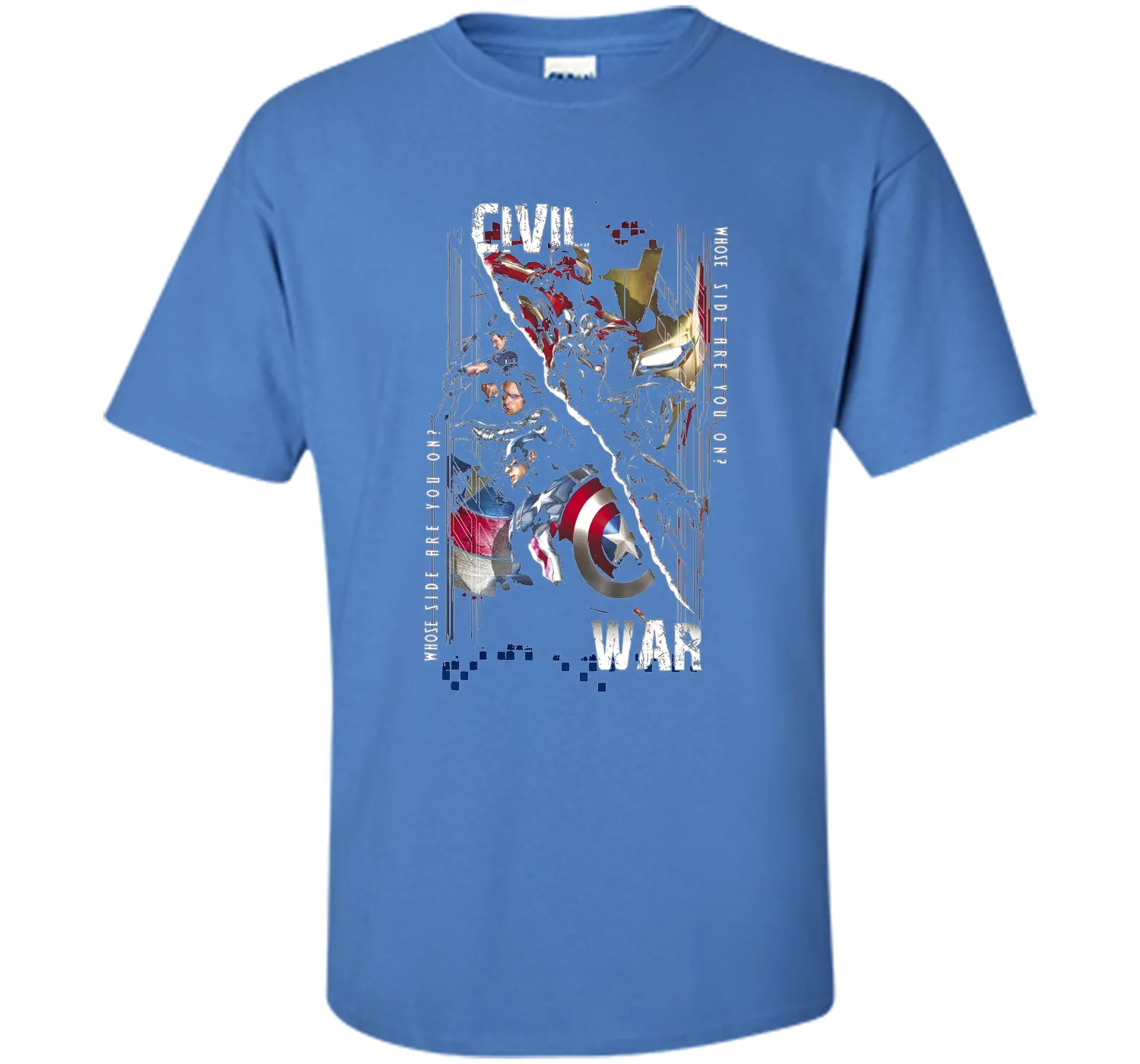 Captain America Civil War Sides Graphic T-Shirt