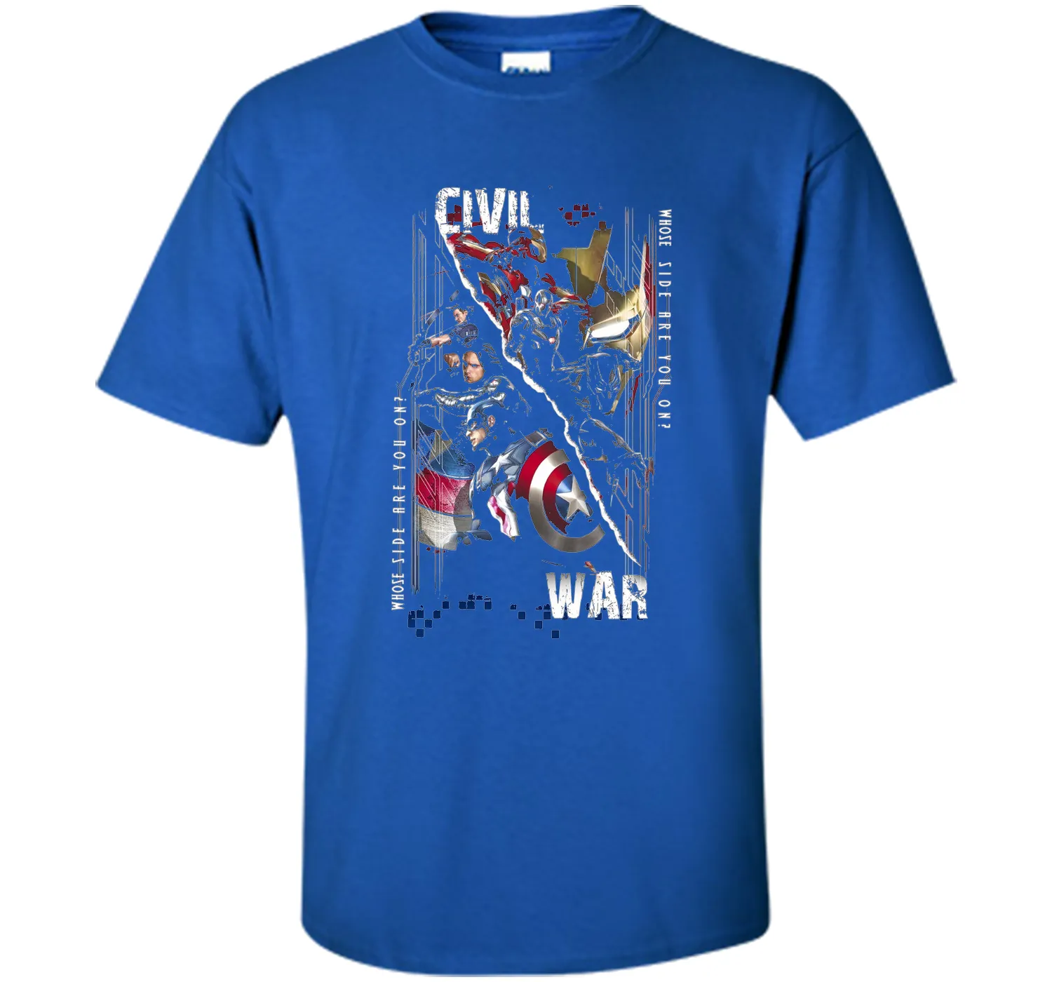 Captain America Civil War Sides Graphic T-Shirt