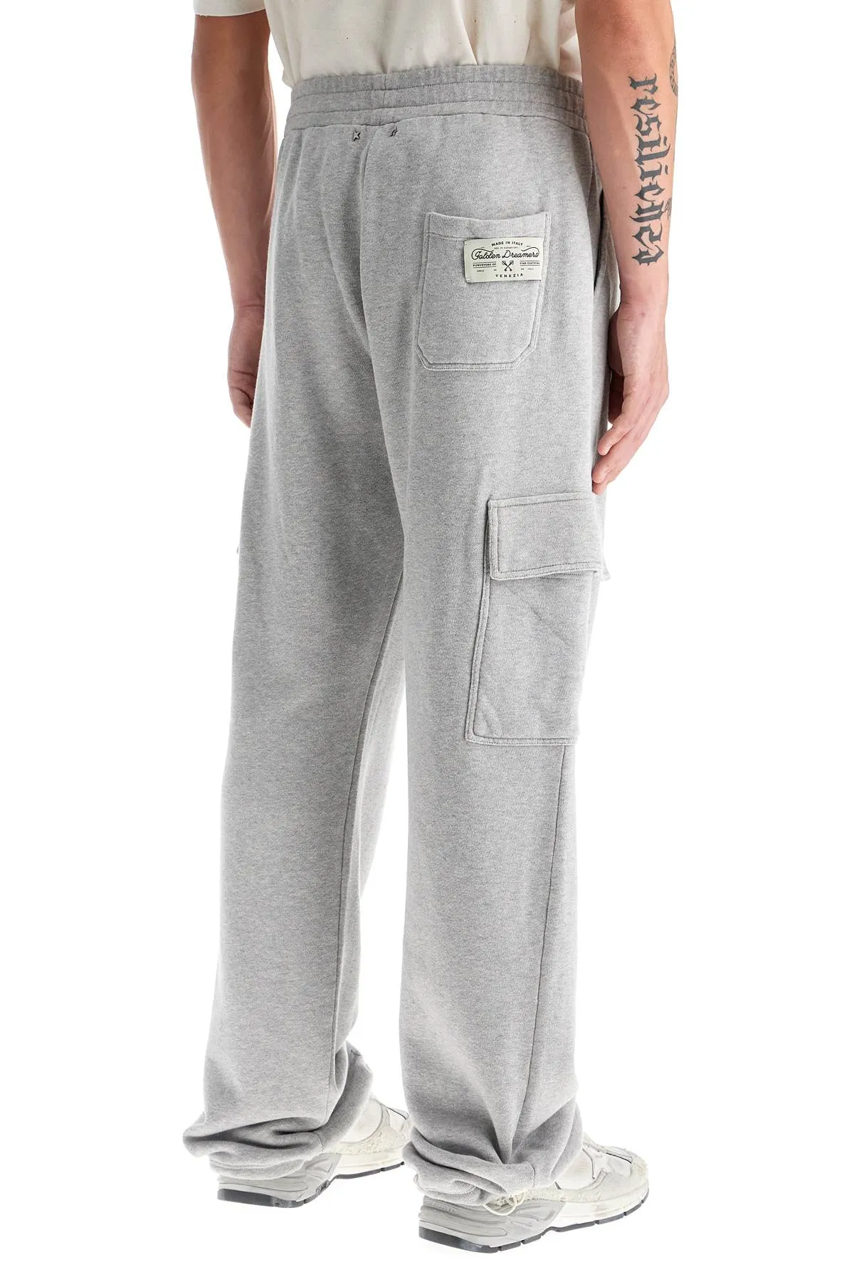 cargo jogger pants GMP01895 P001651 ALLUMINIUM MELANGE GRAY