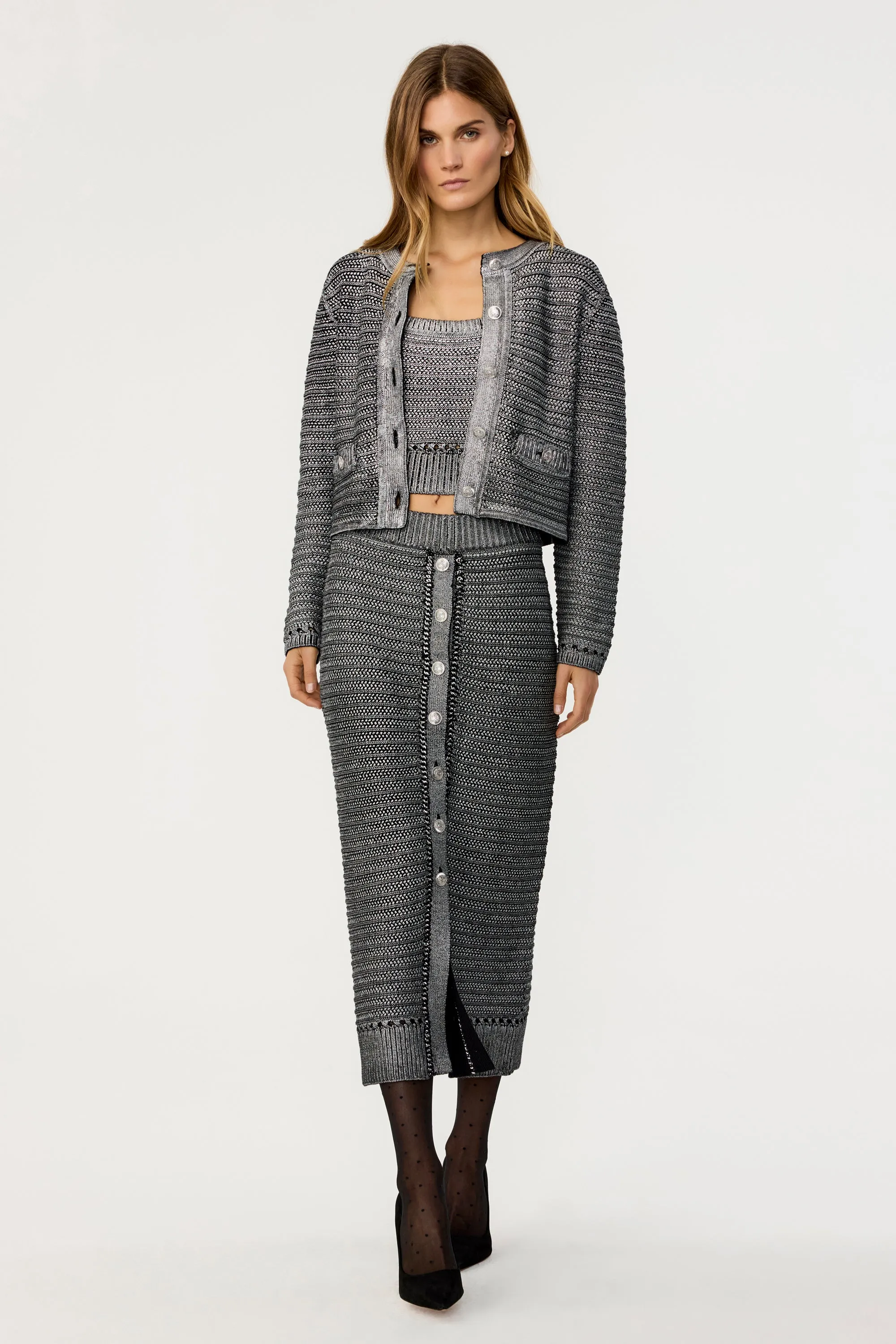 Cecilia Textured Crop Jacket