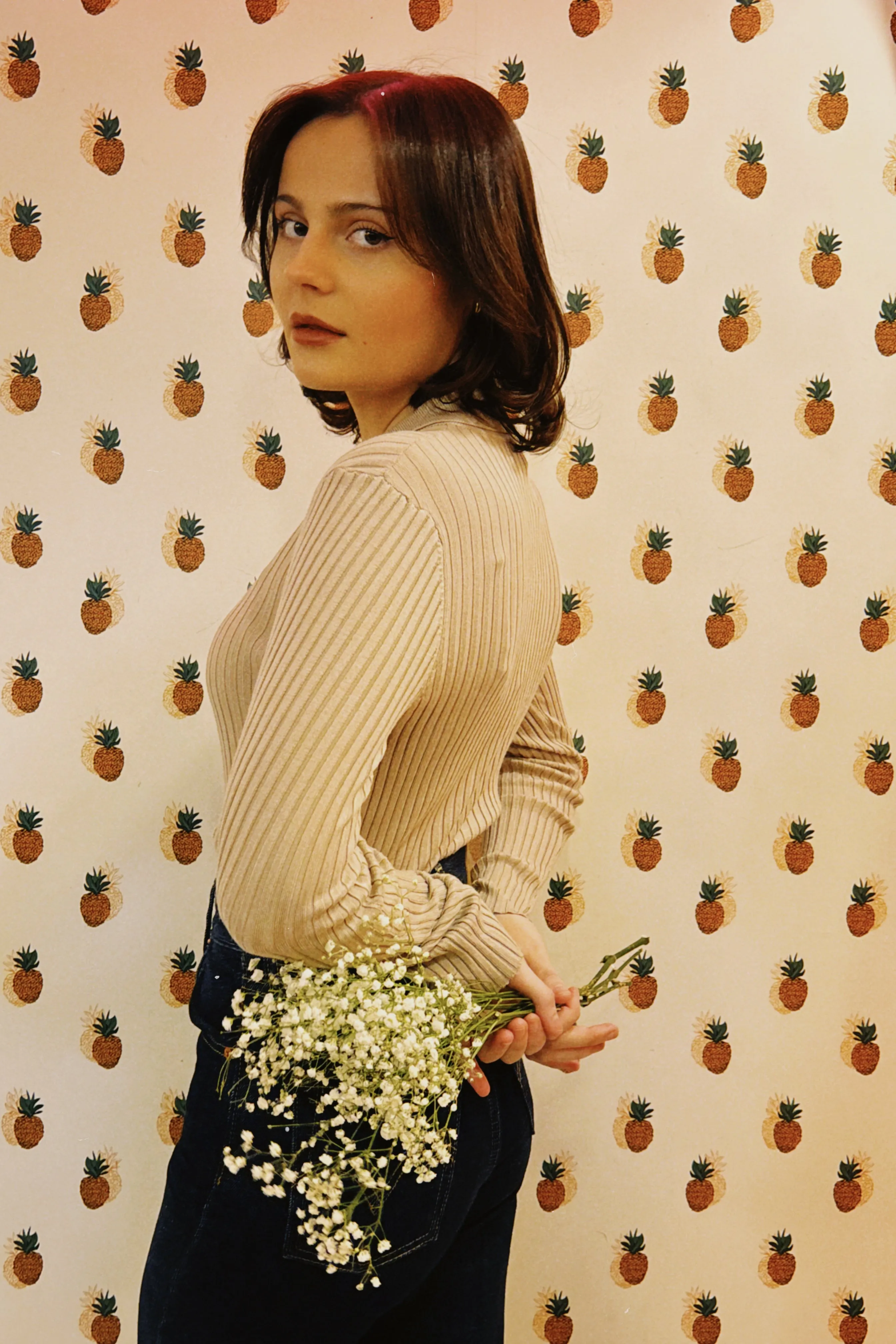 CHARLIE COLLARED KNIT TOP