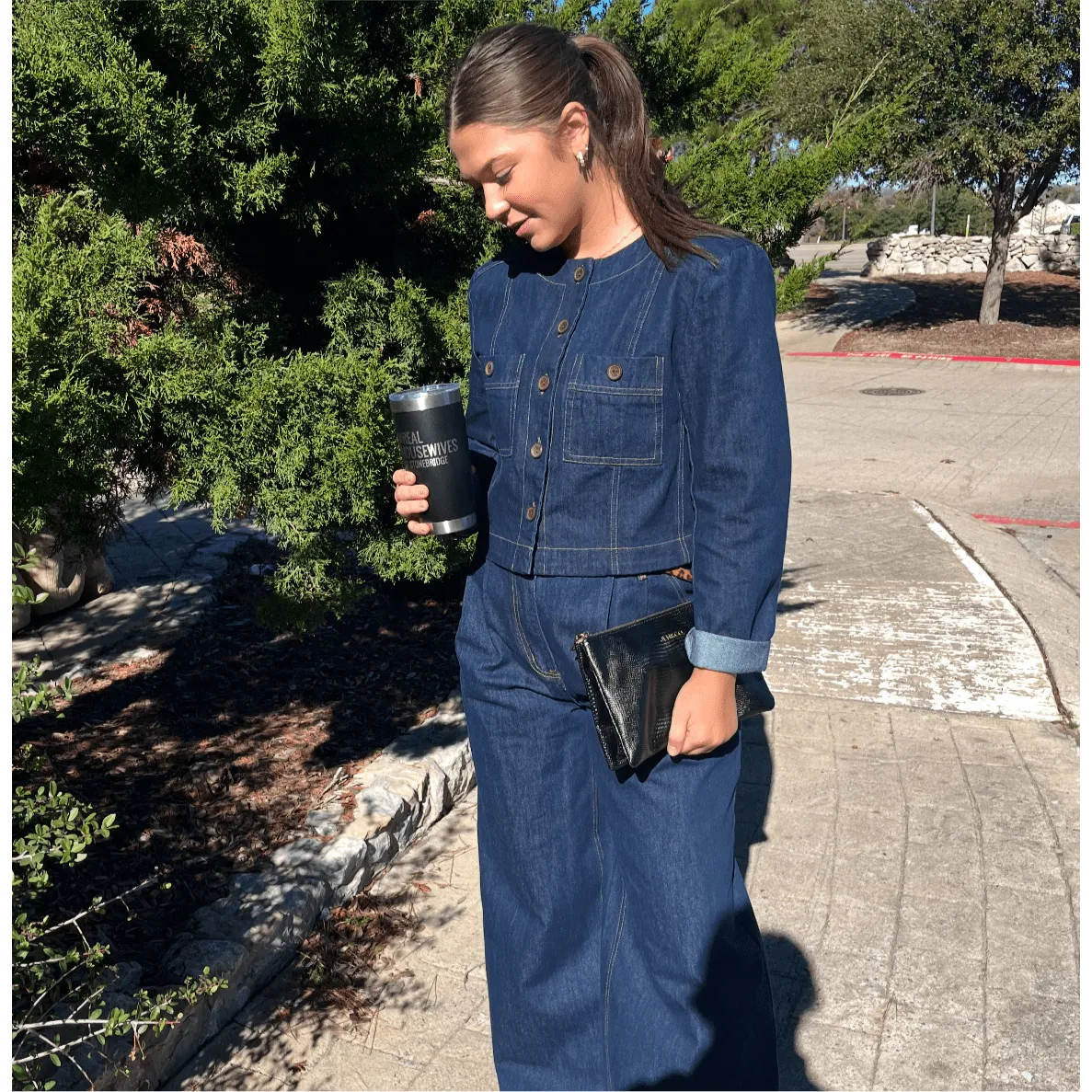 City Blues Denim Cropped Jacket