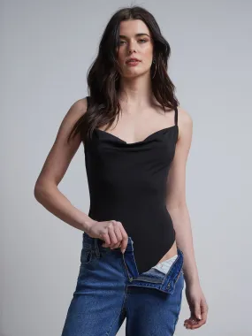 Cowl-Neck Bodysuit