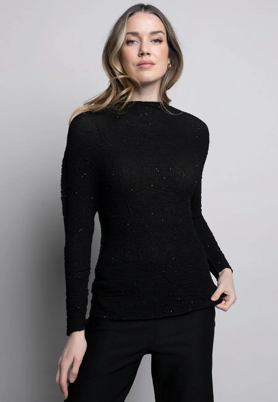 Crinkle Glitter Top