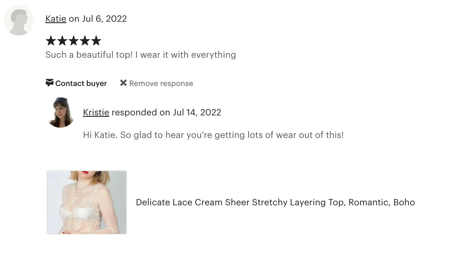 Delicate Lace Silver Grey Sheer Stretchy Layering Top