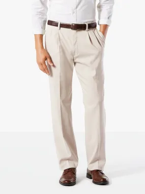 Dockers Men's Big & Tall Easy Stretch Dress Pants Light Beige 46 x 34
