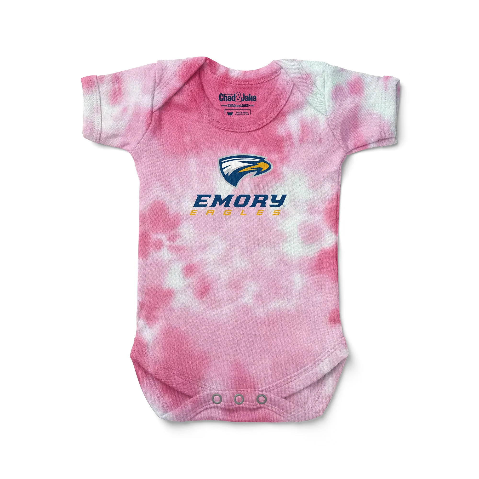 Emory Eagles Logo Tie Dye Bodysuit