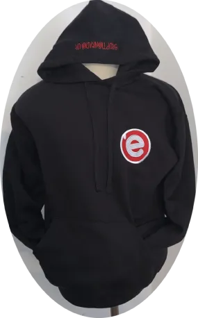 Eruption Radio UK Hoodie (Black with Red & White Logo)