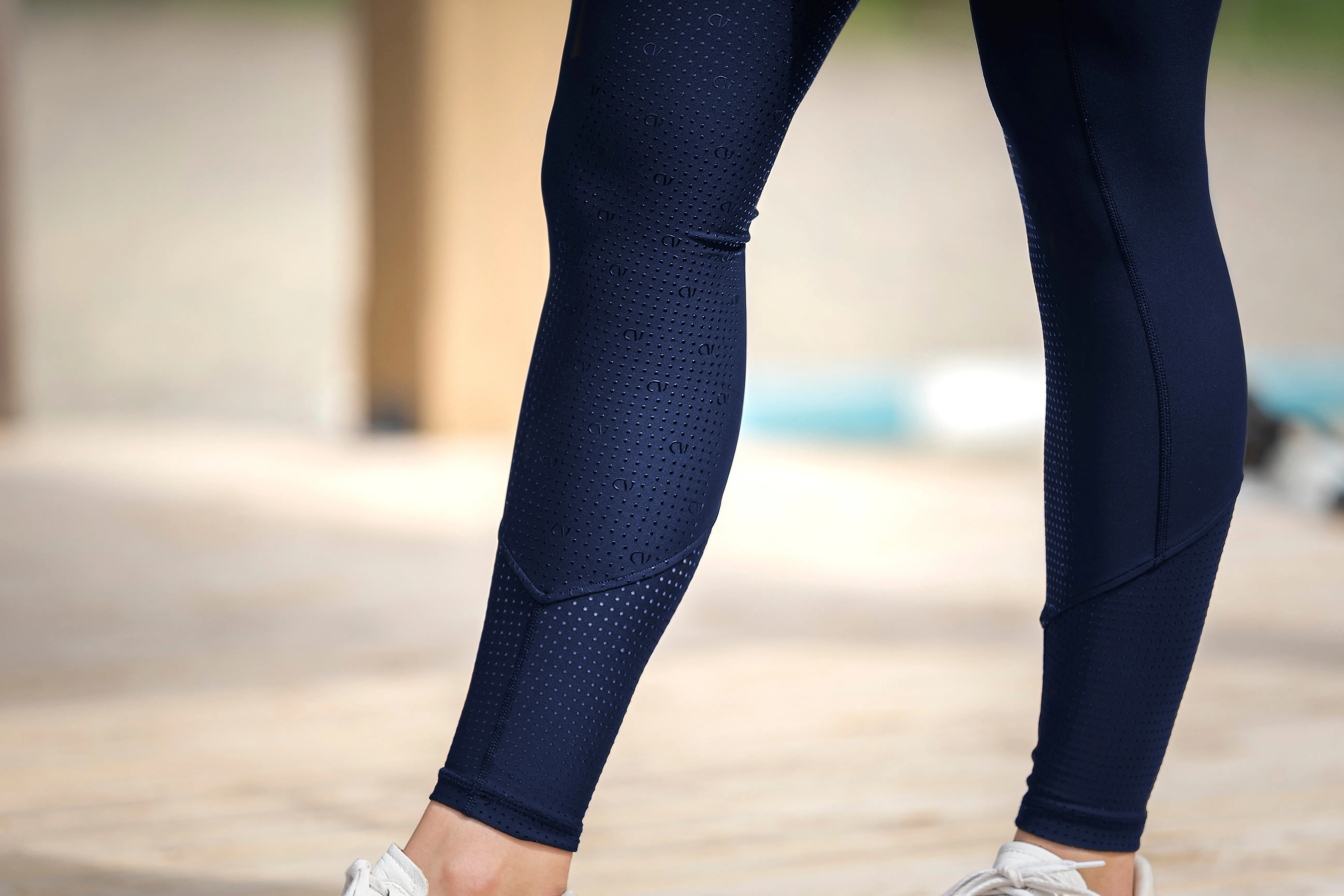 Evie riding tights navy