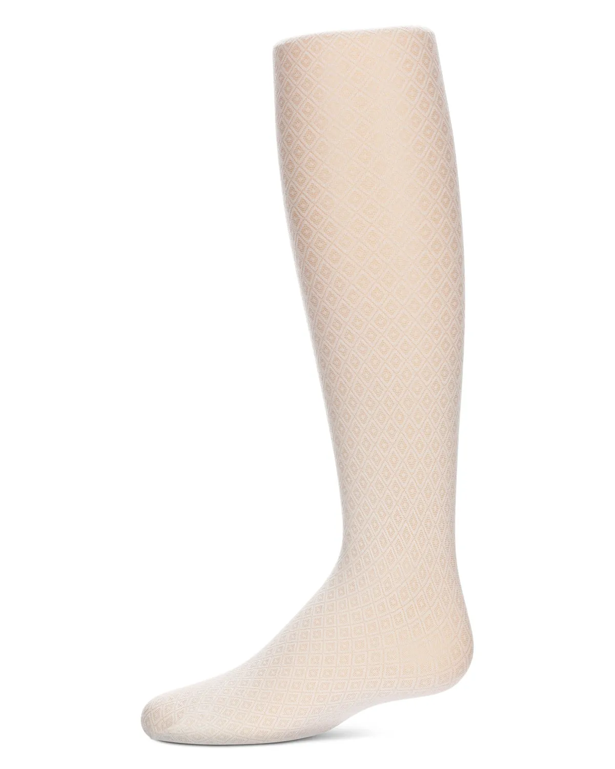 Girls' Diamond Dot Semi-Opaque Microfiber Tights