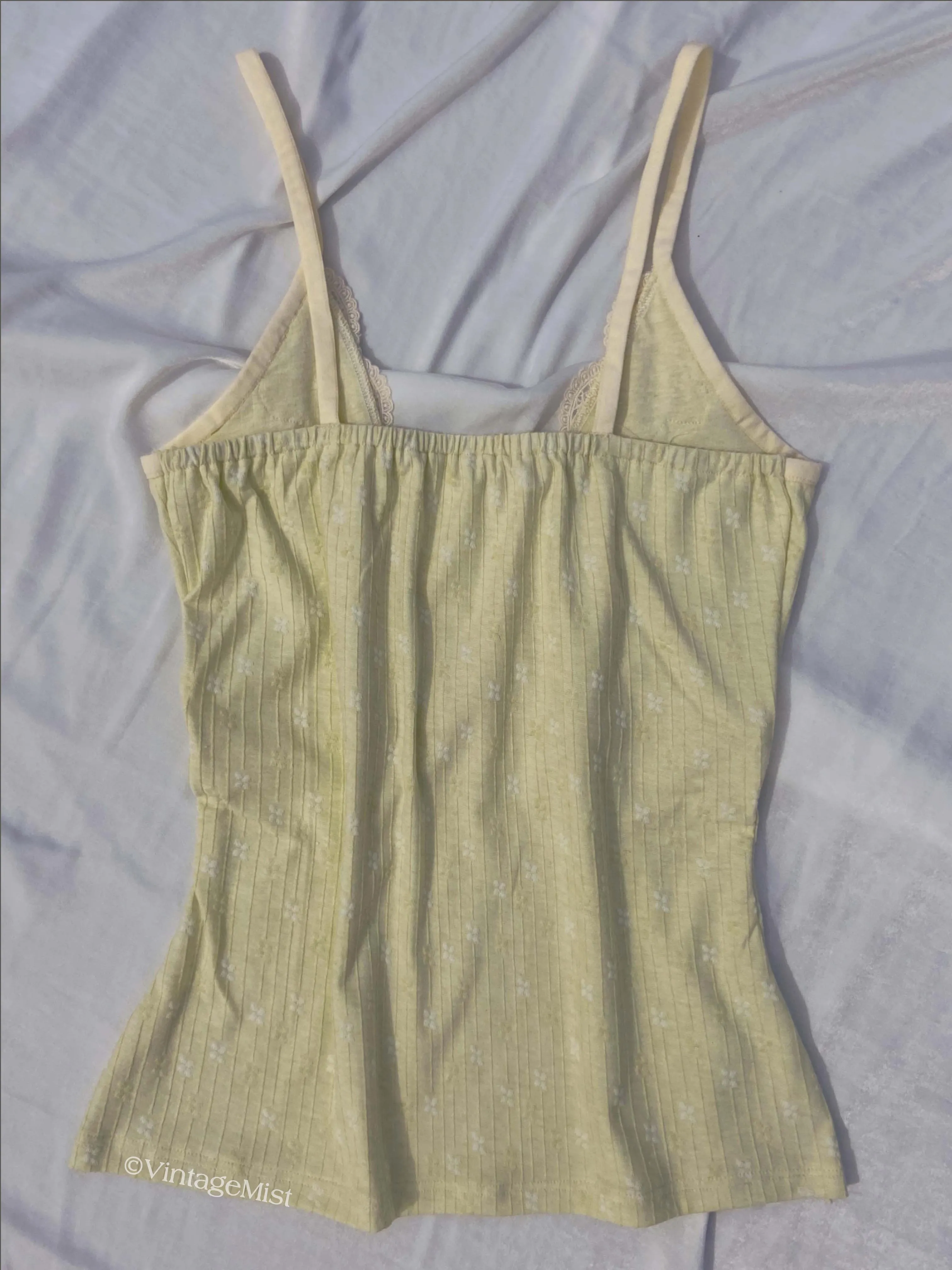 Girly V-neck Lace Cami Top