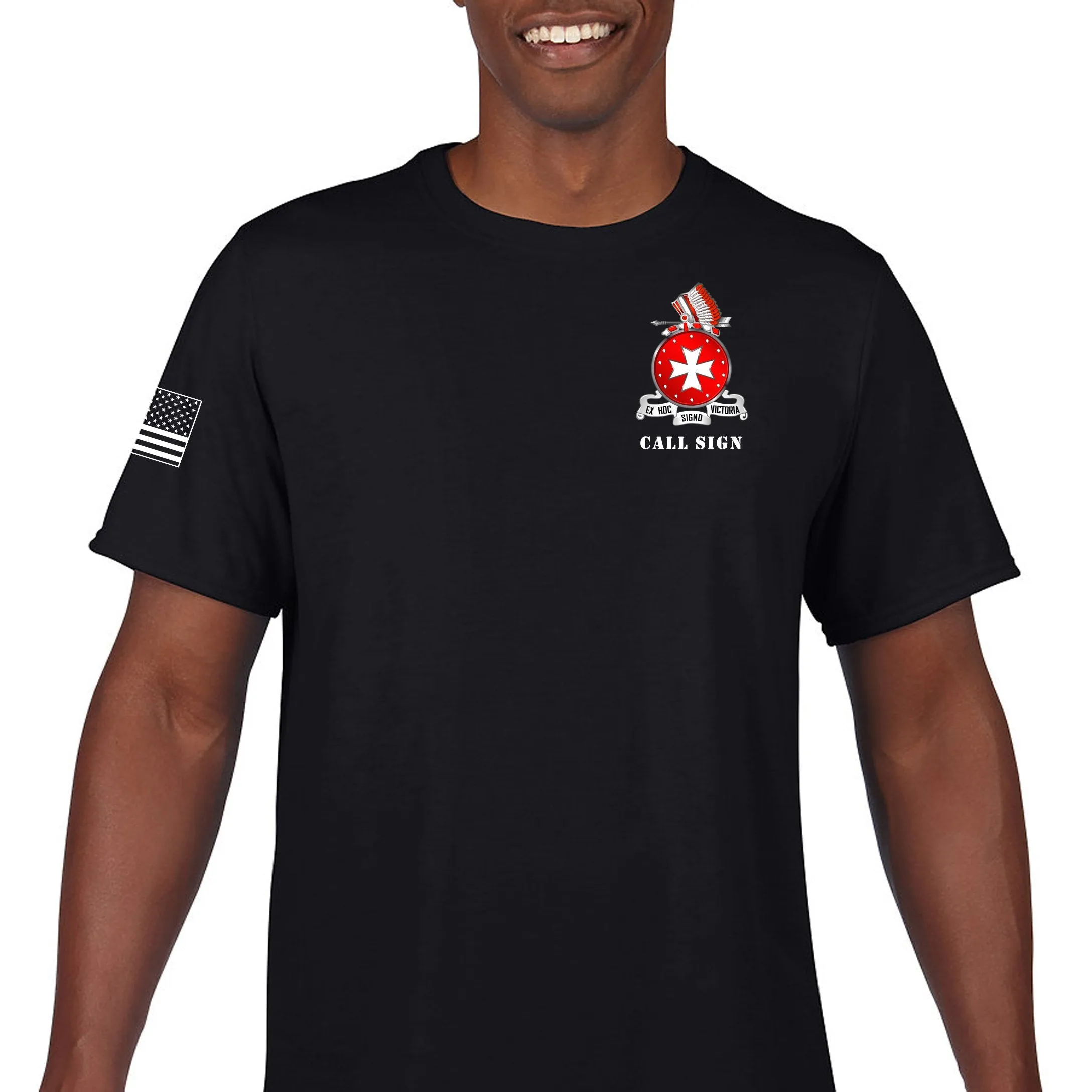 HHB Unisex Performance Short Sleeve PT Shirt (Feels like Cotton). This shirt IS approved for PT.