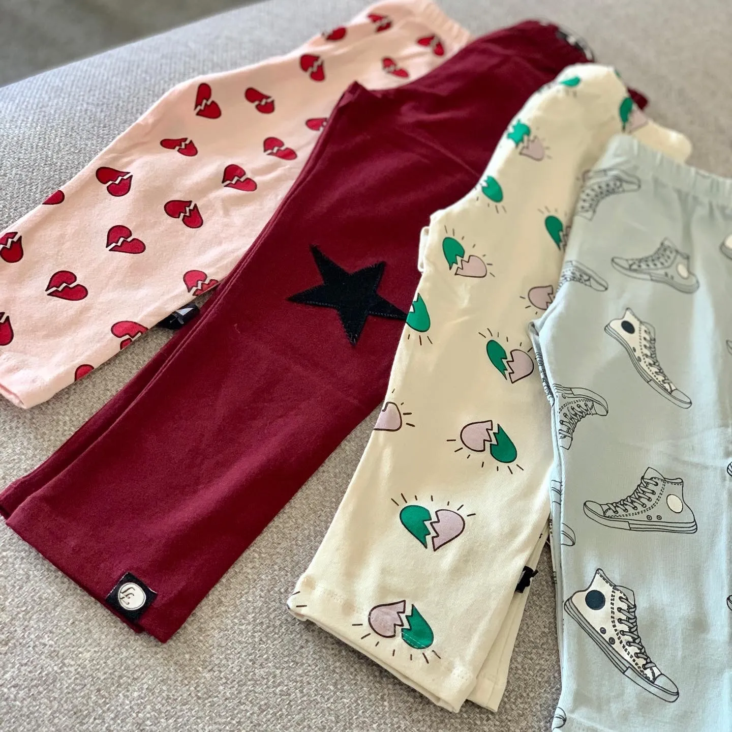 High top sneaker leggings