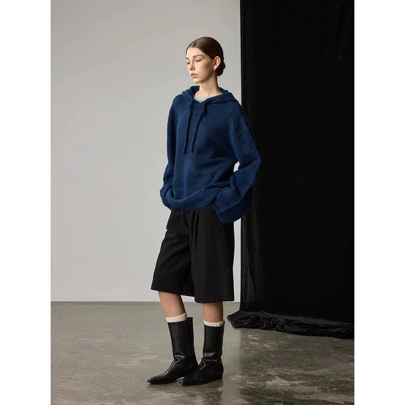 High Waist Wool Culottes