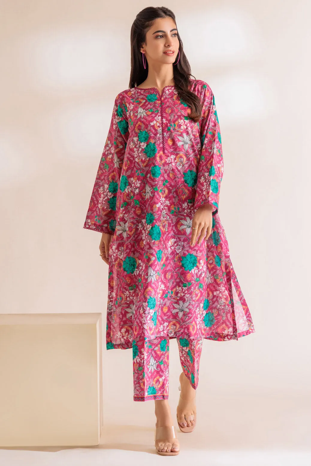 HOT-PINK-CAMBRIC-2 PIECE (SS5242P10)