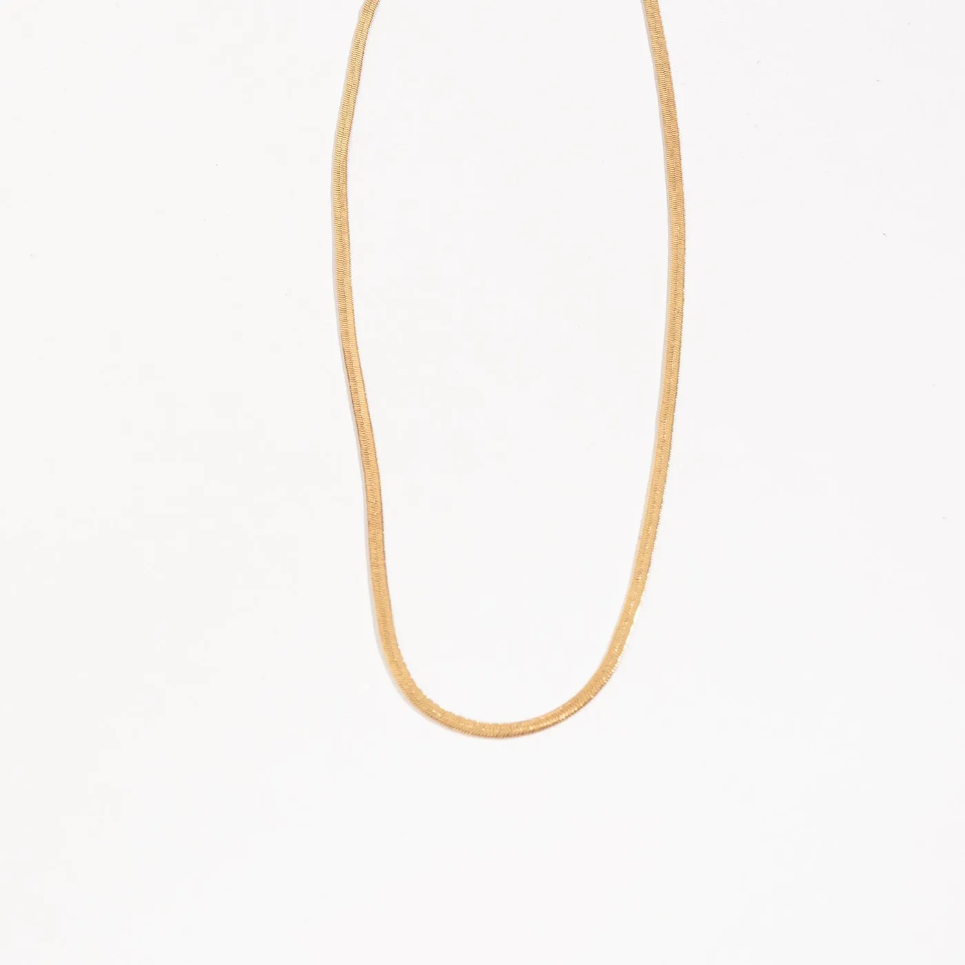 Howard's - Layer Me Herringbone Chain Necklace - Gold, 18 Inch