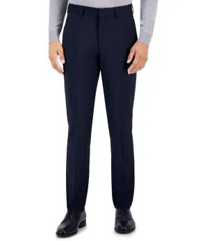 Hugo Boss Mens Modern fit Dress Pants 38 / 32 Blue Solid