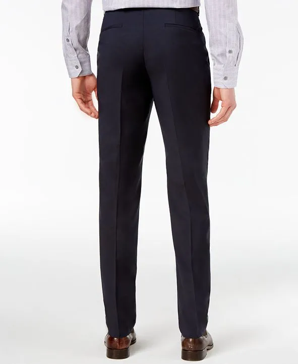 Hugo Boss Mens Modern fit Dress Pants 38 / 32 Blue Solid