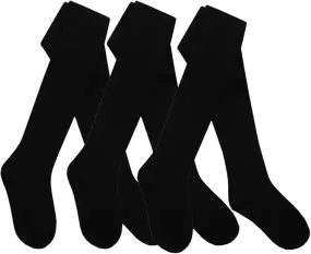 I2I Girls 3 Pairs Multibuy Cotton Rich Plain Tights