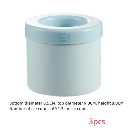 Ice Bucket Silicone Mold Cube Maker 2 In 1 For Kitchen Party Barware | Brodtica.com