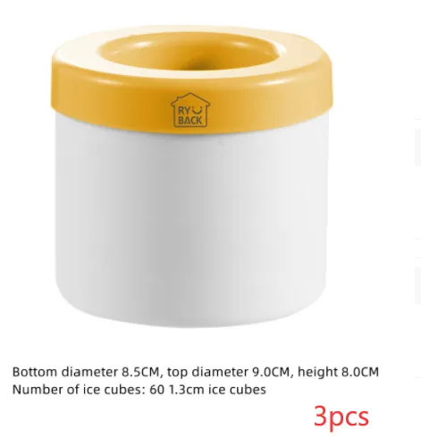 Ice Bucket Silicone Mold Cube Maker 2 In 1 For Kitchen Party Barware | Brodtica.com